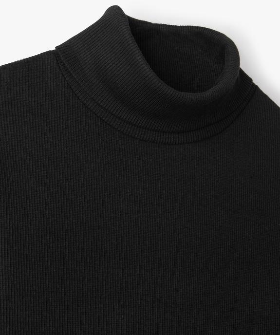 Tee-shirt fille à manches longues et col roulé vue2 - GEMO (ENFANT) - GEMO