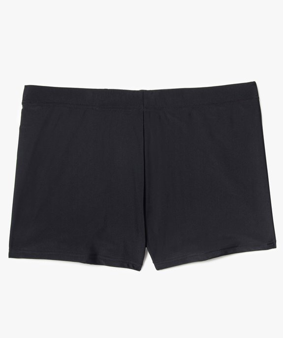 Maillot de bain homme forme boxer uni vue1 - GEMO (PLAGE) - GEMO