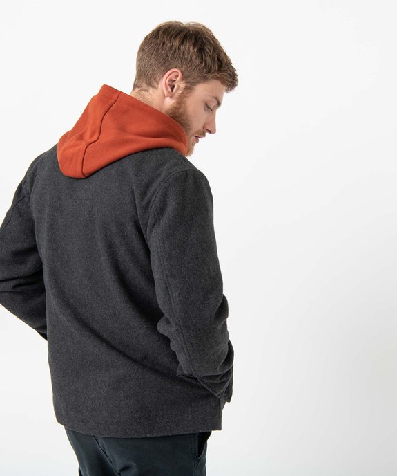 Sur-chemise homme avec fermeture zippée vue3 - GEMO (HOMME) - GEMO