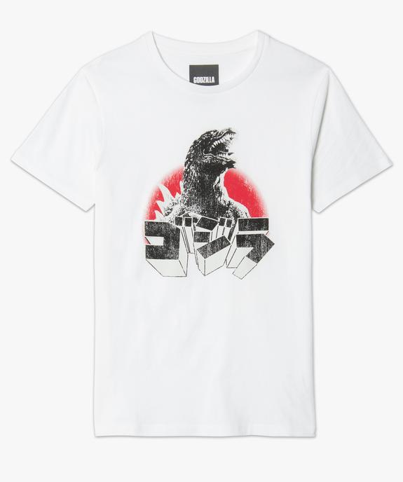 Tee-shirt homme à manches courtes imprimé Godzilla vue4 - GODZILLA - GEMO