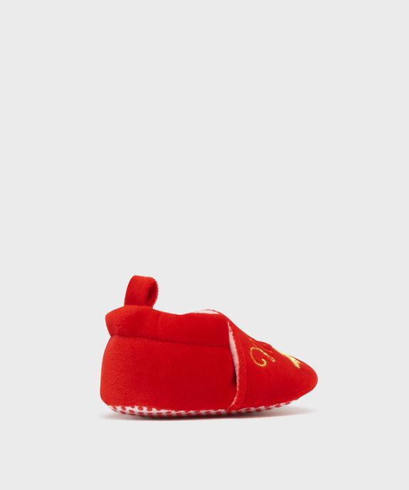 Chaussons de naissance Noël brodé bébé vue4 - LITTLE LOVE - GEMO