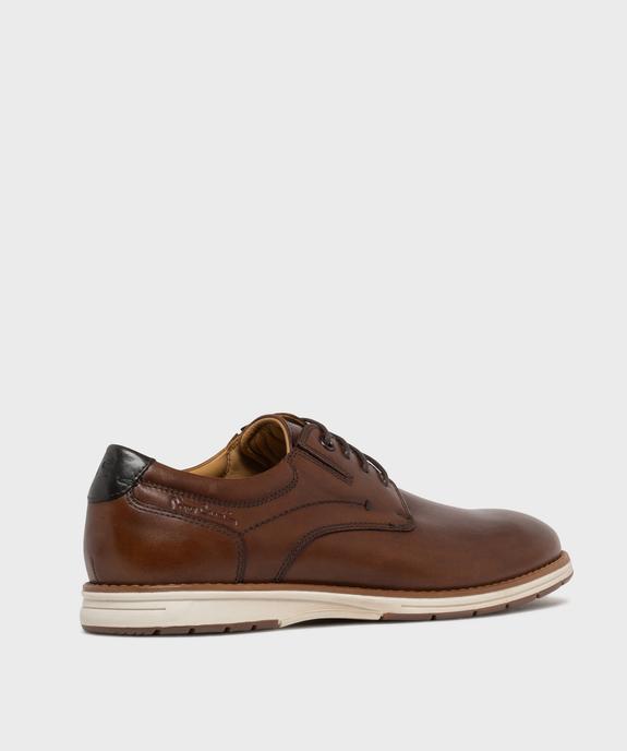 Derbies dessus cuir à semelle sport homme - Pierre Cardin vue4 - PIERRE CARDIN D - GEMO