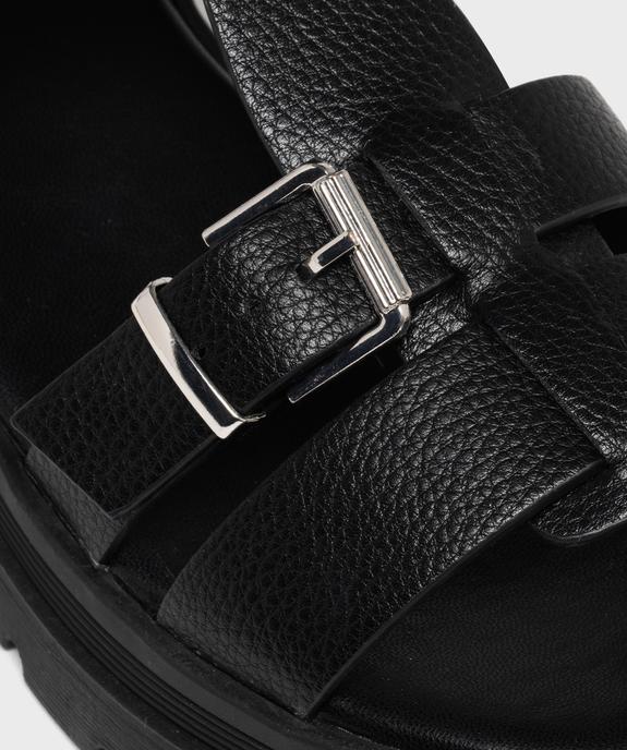 Sandales à brides sur semelle crantée femme - 5 Miles vue6 - 5 MILES - GEMO