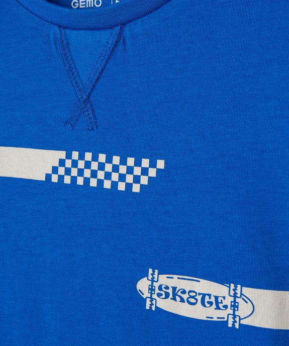 Tee-shirt garçon à manches courtes motif skates vue2 - GEMO (ENFANT) - GEMO