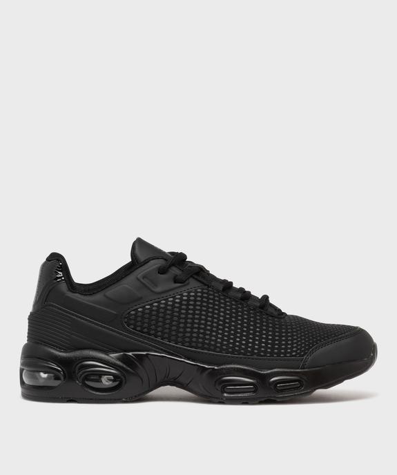 Baskets running en mesh renforcé avec semelle à bulle d'air homme  vue2 - 5 MILES - GEMO