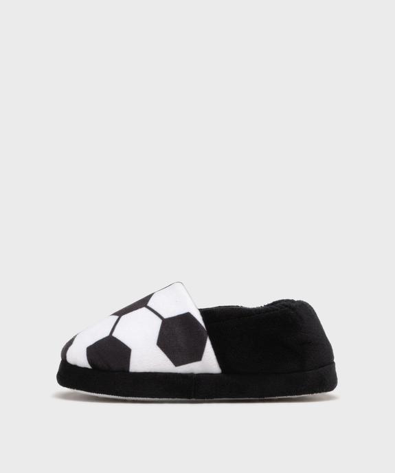 Chaussons moelleux forme ballon de football garçon vue3 - GEMO 4G GARCON - GEMO