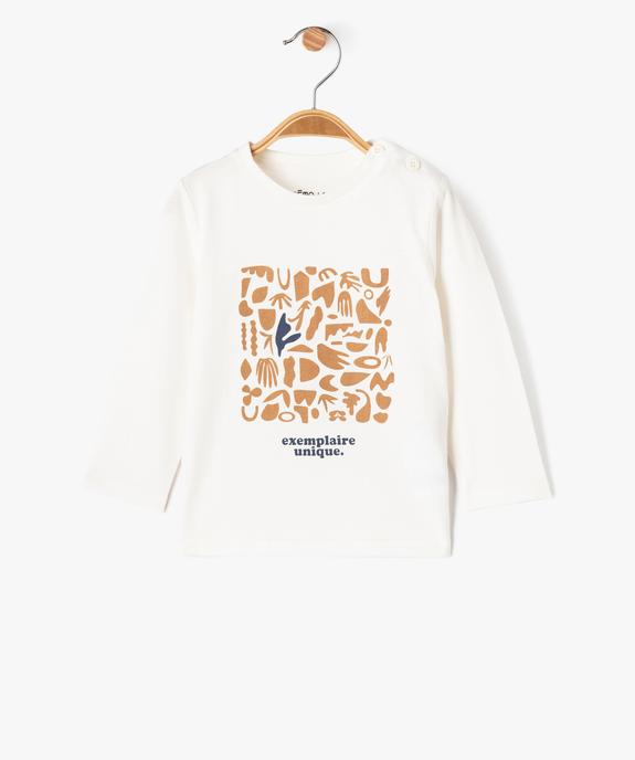 Ensemble 2 pièces bébé garçon tee-shirt et chemise vue3 - GEMO(BEBE DEBT) - GEMO