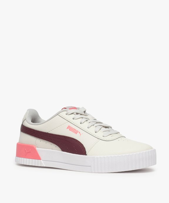 Baskets femme dessus cuir à lacets - Puma Carina L vue2 - PUMA - GEMO