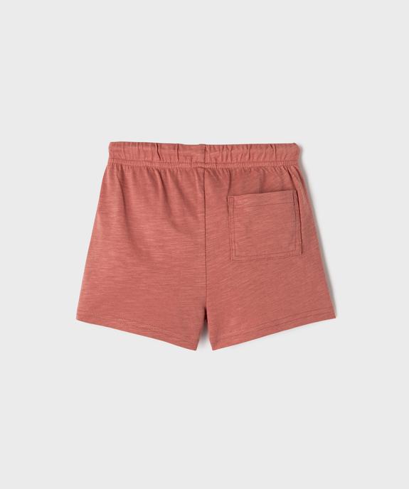 Short en coton avec taille ajustable bébé garçon (lot de 2) vue4 - GEMO(BB COUCHE) - GEMO