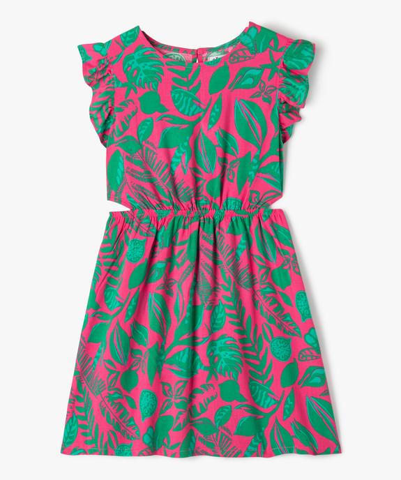 Robe sans manches en viscose fluide imprimée fille vue2 - GEMO 4G FILLE - GEMO