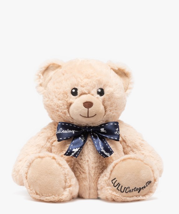 Peluche bouillotte ourson Lulu à chauffer au micro-ondes - LuluCastagnette vue2 - LULUCASTAGNETTE - GEMO
