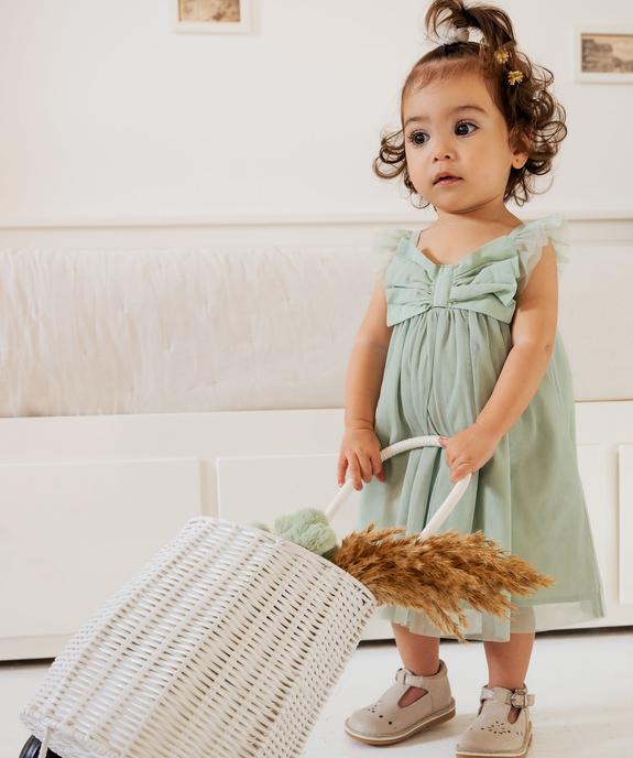 Robe sans manches en tulle bébé fille vue4 - GEMO(BEBE DEBT) - GEMO