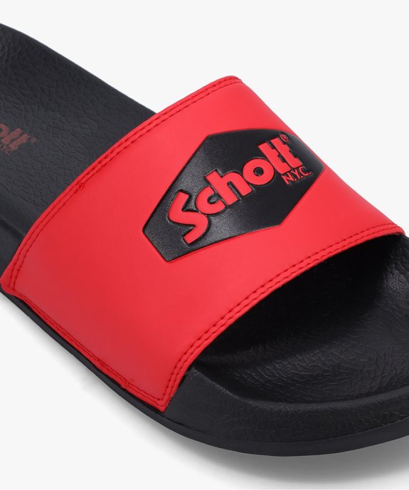 Mules de piscine homme bicolores – Schott N.Y.C. vue6 - SCHOTT - GEMO