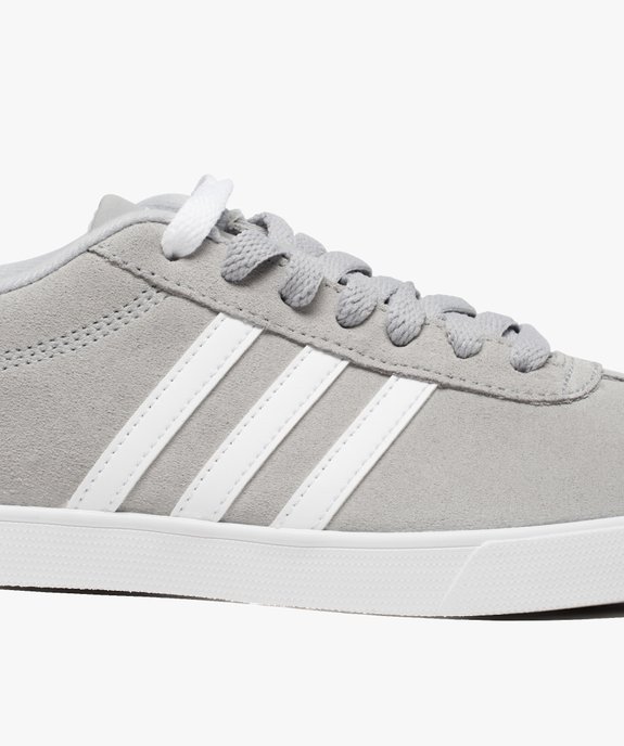 Tennis femme dessus cuir à bandes contrastantes - Adidas vue6 - ADIDAS - GEMO