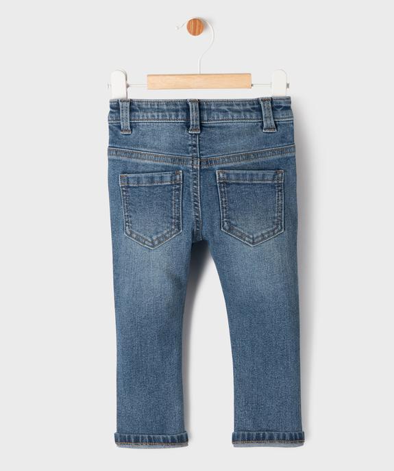 Jean slim extensible bébé garçon vue8 - GEMO 4G BEBE - GEMO