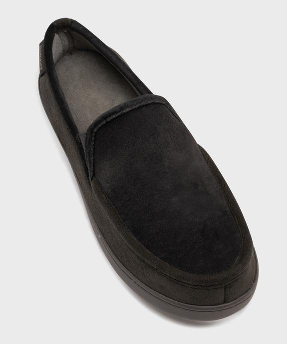 Chaussons en velours forme mocassins homme - Isotoner vue5 - ISOTONER - GEMO