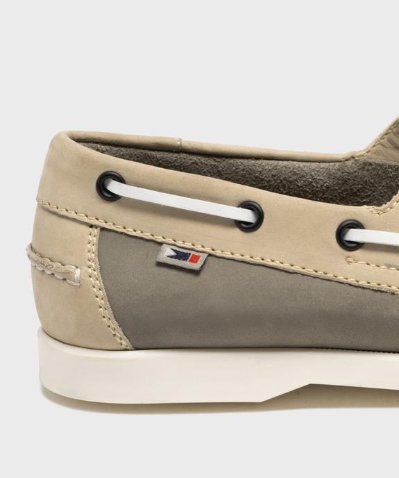 Chaussures bateau bicolore - Tanéo vue6 - TANEO - GEMO