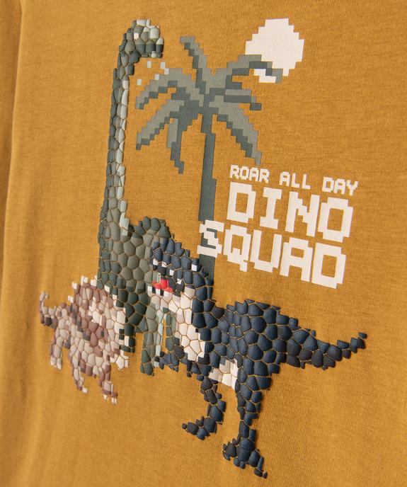 Tee-shirt manches longues avec motif dinosaures garçon vue1 - GEMO 4G GARCON - GEMO