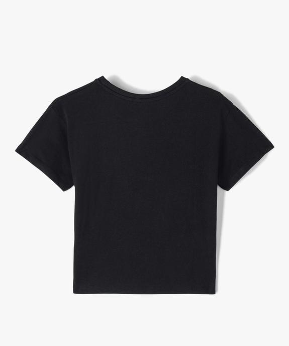 Tee-shirt fille à manches courtes imprimé Bulma - Dragon Ball vue4 - DRAGON BALL Z - GEMO