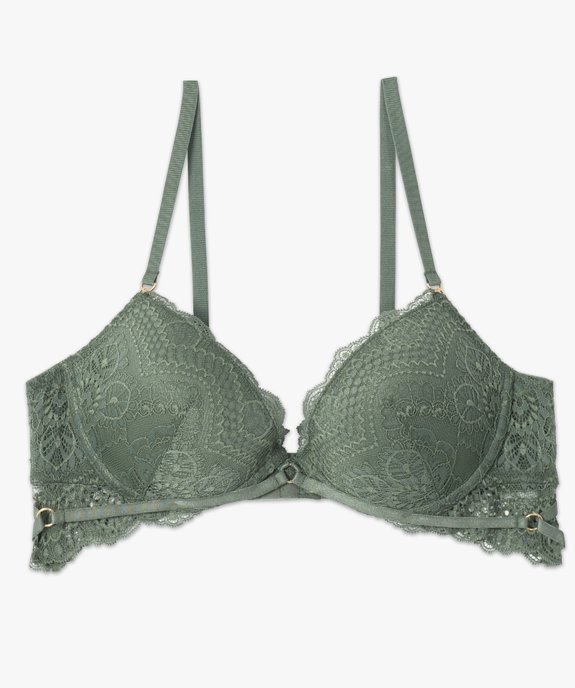 Soutien-gorge push-up en dentelle vue4 - GEMO(HOMWR FEM) - GEMO