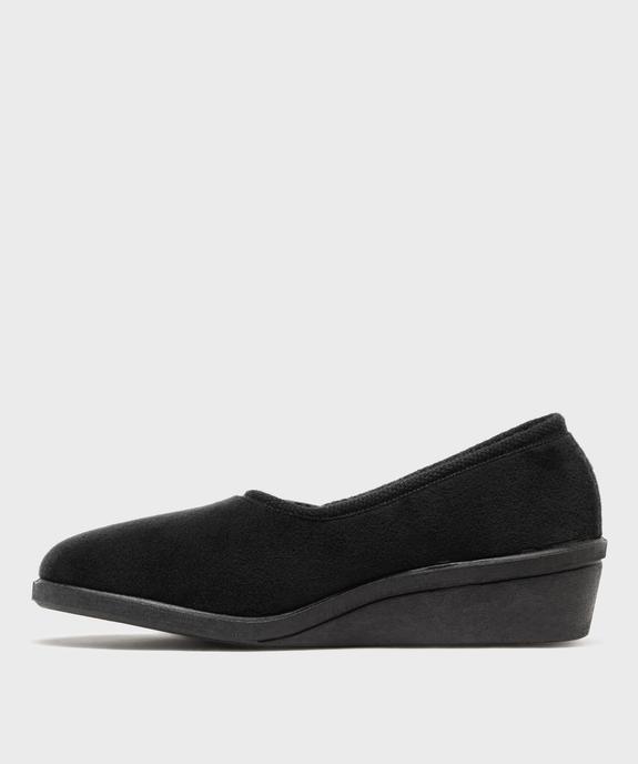 Chaussons enveloppants dessus velours femme vue4 - G'FLEX GEMO FOR GOOD - GEMO