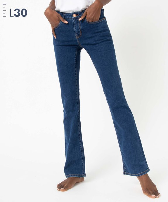 Jean coupe Bootcut taille normale femme - L30 vue1 - GEMO 4G FEMME - GEMO