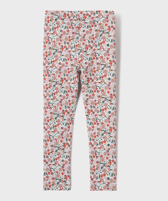 Legging imprimé avec taille élastique fille vue3 - GEMO (ENFANT) - GEMO