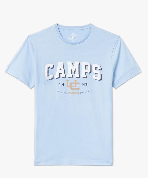 Tee-shirt à manches courtes avec inscription homme - Camps United vue4 - CAMPS GEMO FOR GOOD - GEMO