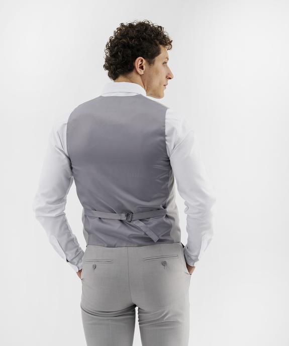 Gilet de costume homme 5 boutons vue3 - GEMO 4G HOMME - GEMO