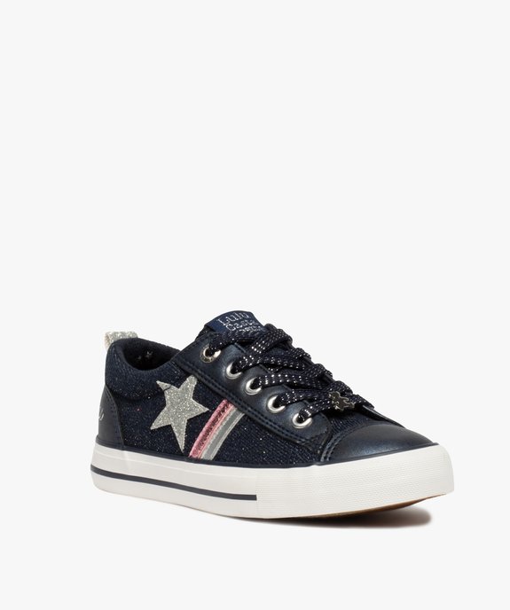 Baskets fille en denim pailleté – LuluCastagnette vue2 - LULU CASTAGNETT - GEMO