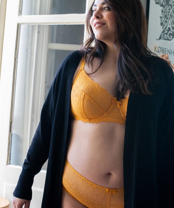 Shortie femme grande taille en tulle et dentelle vue6 - GEMO(HOMWR FEM) - GEMO