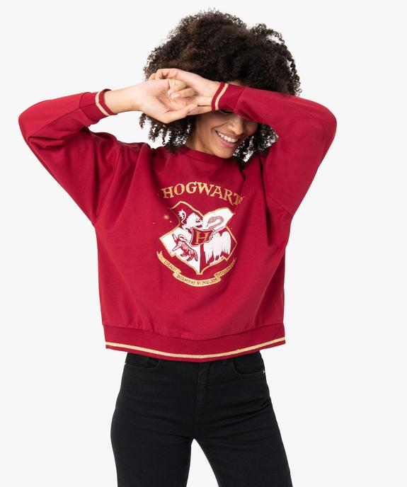 Sweat femme avec motif pailleté – Harry Potter vue1 - HARRY POTTER - GEMO