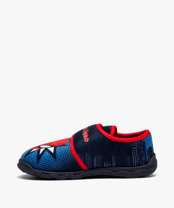 Chaussons garçon super héros à scratch - Marvel vue3 - SPIDERMAN - GEMO
