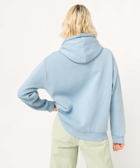 Sweat femme à capuche avec large inscription - Nasa vue3 - NASA - GEMO