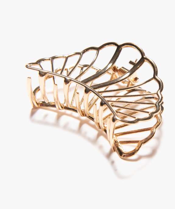 Pince crabe femme forme demi-lune en métal vue2 - GEMO (ACCESS) - GEMO