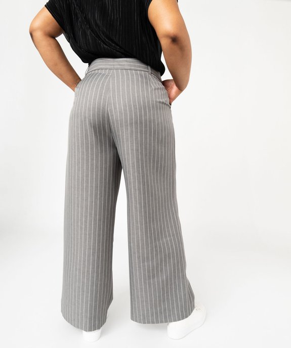 Pantalon de tailleur large femme grande taille vue3 - GEMO (G TAILLE) - GEMO