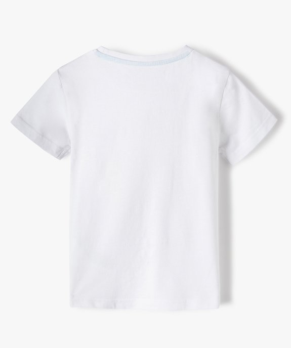 Tee-shirt garçon avec motif en sequins réversibles vue3 - GEMO (ENFANT) - GEMO