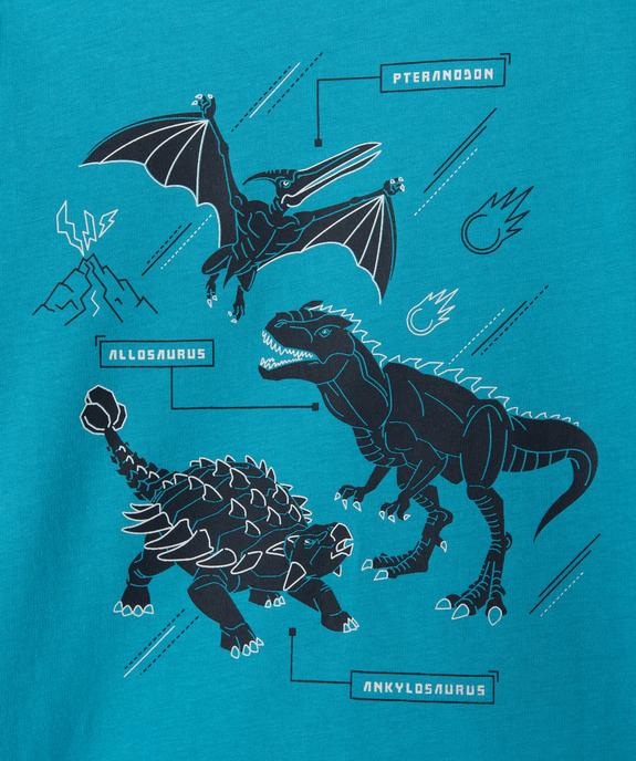 Tee-shirt garçon à manches courtes et grand imprimé vue2 - GEMO (ENFANT) - GEMO