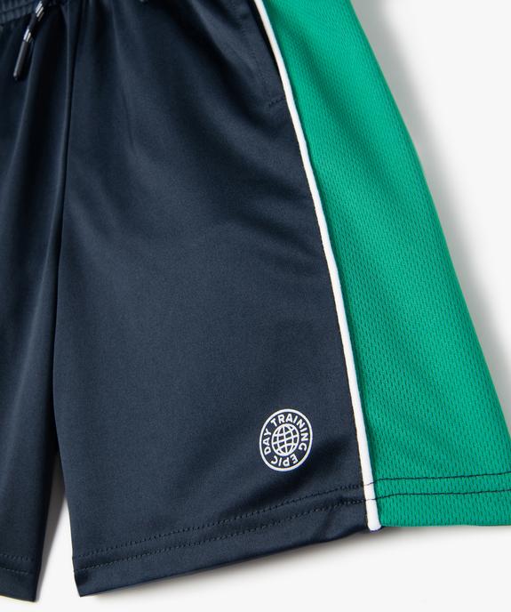 Bermuda garçon bicolore spécial sport vue2 - GEMO (ENFANT) - GEMO