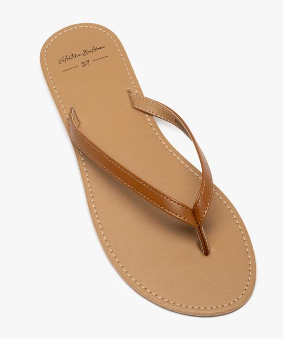 Tongs femme à petit talon plat et lanières fines - Valentina Baldano vue5 - VALENTINA BALDA - GEMO