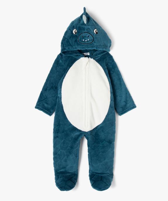 Surpyjama chaud et doux à capuche animée idéal Noël bébé vue1 - GEMO(BEBE DEBT) - GEMO