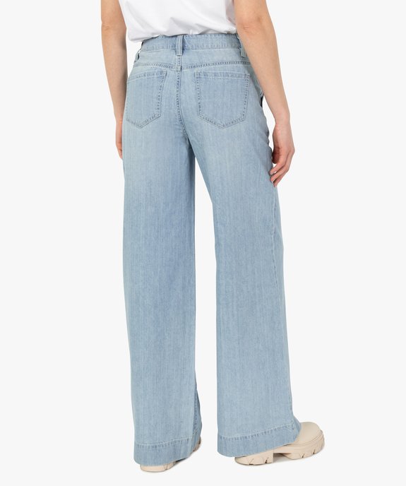 Jean femme coupe Flare vue3 - GEMO(FEMME PAP) - GEMO