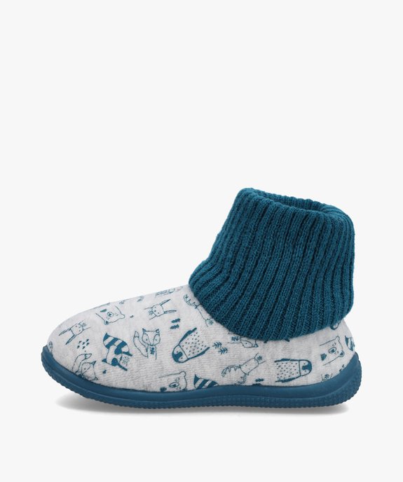 Chaussons bébé garçon à col chaussette montant vue3 - GEMO (ENFANT) - GEMO