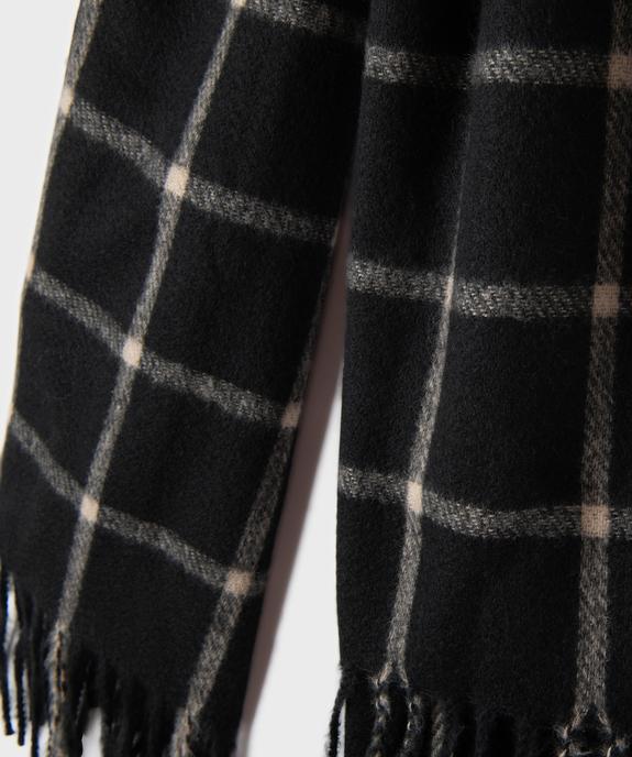 Écharpe plaid moelleuse et douce à carreaux femme vue2 - GEMO (ACCESS) - GEMO