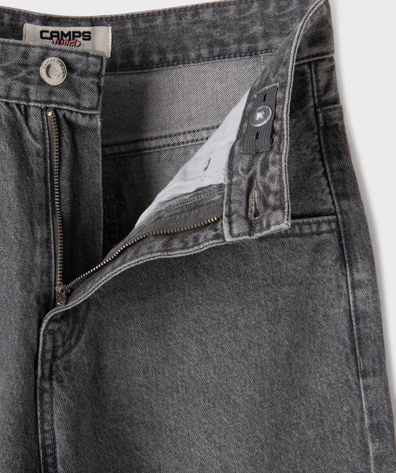 Jean super baggy avec motif sur le côté garçon - Camps United vue2 - CAMPS - GEMO