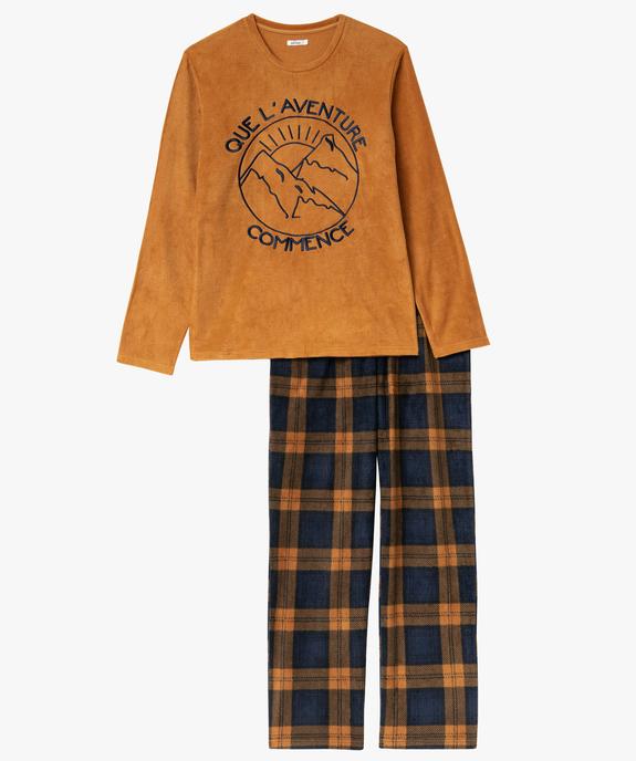 Pyjama en polaire chaude homme vue4 - GEMO(HOMWR HOM) - GEMO