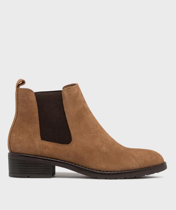 Chelsea boots femme Tanéo vue1 - TANEO - GEMO