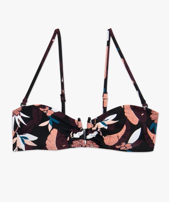 Haut de maillot de bain femme à bretelles multipositions vue4 - GEMO (PLAGE) - GEMO