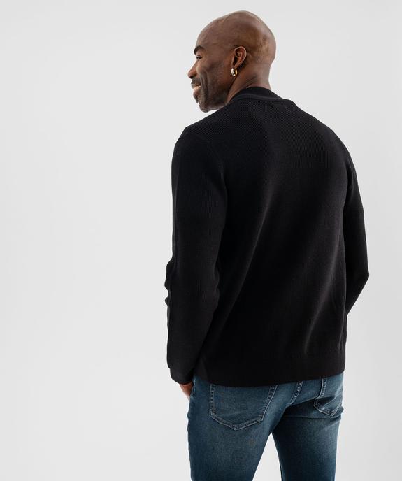 Gilet zippé à col montant homme vue4 - GEMO (HOMME) - GEMO