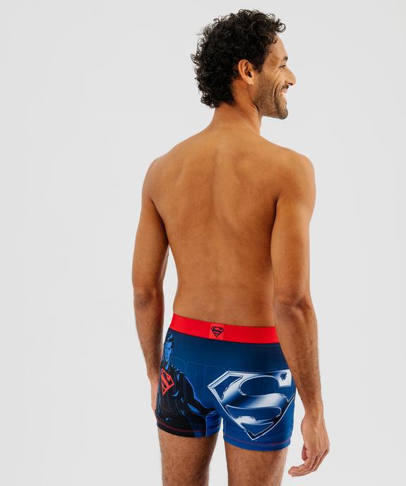 Boxer microfibre douce imprimée Superman homme - Freegun vue3 - FREEGUN - GEMO